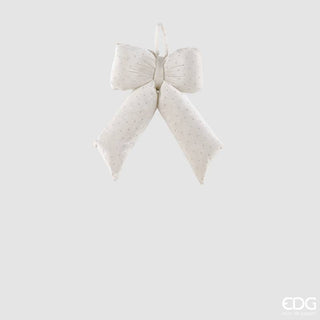 EDG Enzo De Gasperi Fiocco Brillanti H30 cm in Velluto Avorio