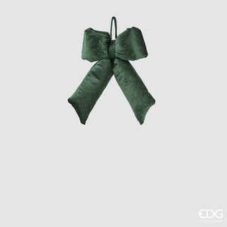 EDG Enzo De Gasperi Fiocco Brillanti H30 cm in Velluto Verde