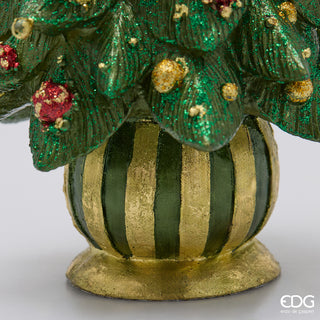 EDG Enzo De Gasperi Decoro Decoglitter Pino H33 Cm