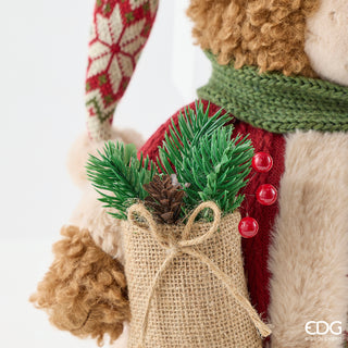 EDG Enzo De Gasperi Set 2 Decoro Orso Mountain H40 Cm