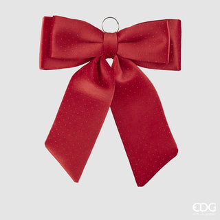 EDG Enzo De Gasperi Fiocco Brillanti H60 cm in Velluto Rosso
