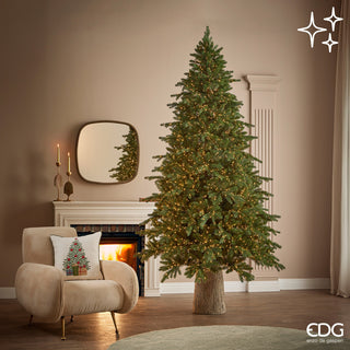 EDG Enzo de Gasperi Albero di Natale Total PE Pino Imperial New H240 cm 5300 Mini Led