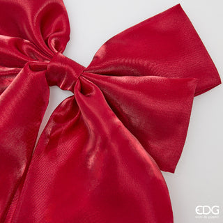 EDG Enzo De Gasperi Fiocco Satin Clip Burgundy 45X25 Cm
