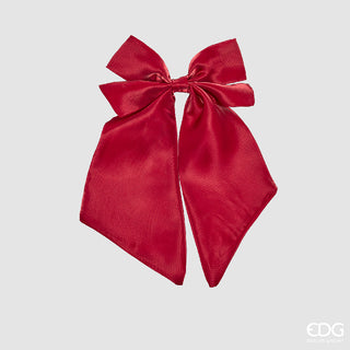 EDG Enzo De Gasperi Fiocco Satin Clip Burgundy 35X20 Cm