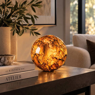 L'Oca Nera Lampada Sfera D29 cm in Vetro