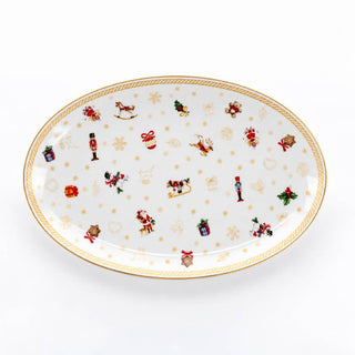 Weissestal Vassoio Ovale Toys Natale 36 cm