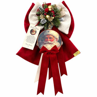 Madame Fioccò Fiocco Natalizio Antico Natale H40 cm