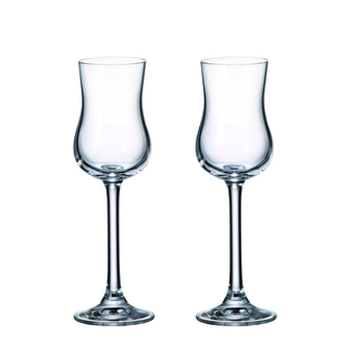 Brandani Set 2 Bicchieri Grappa 40cl in Vetro