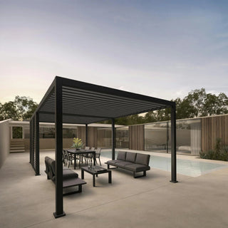 Andrea Bizzotto Pergola Ocean 3.6x7.20 mt Antracite