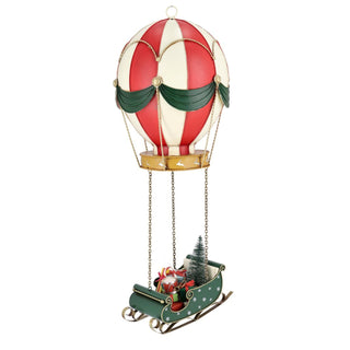 Andrea Bizzotto Decorazione Noelle Mongolfiera con Slitta H54 cm