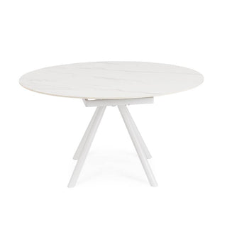 Andrea Bizzotto Rauni Ausziehbarer Tisch D87 – 135 cm Weiß