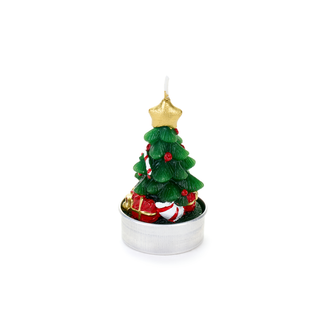 Nuvole di Stoffa Set 6 T-Light Albero con Regali Bear Wonderland