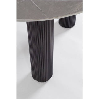 Andrea Bizzotto Tavolo Bamira D120 cm Nero