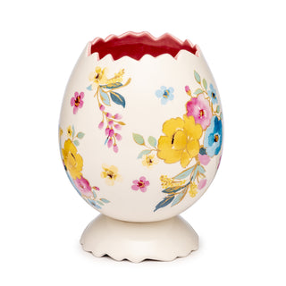 Lamart Decorated Easter Egg Vase with foot H20 D16 cm