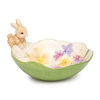 Lamart Bowl with Green Rabbit 25 cm