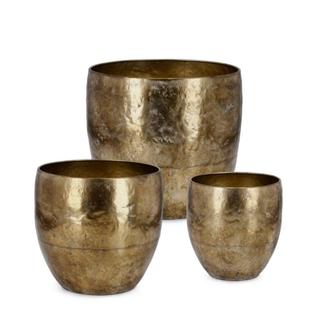 Andrea Bizzotto Porta Vaso Bimala L Oro in Metallo