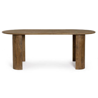 Andrea Bizzotto Tavolo Orlando Ovale 210 x 100 cm Marrone