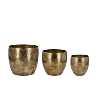 Andrea Bizzotto Porta Vaso Bimala L Oro in Metallo