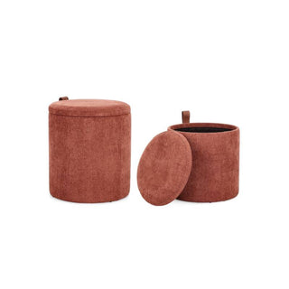 Andrea Bizzotto Set 2 Pouf Contenitore Katia Ginger