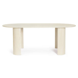 Andrea Bizzotto Tavolo Orlando Ovale 210 x 100 cm Naturale