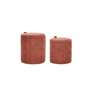 Andrea Bizzotto Set 2 Pouf Contenitore Katia Ginger