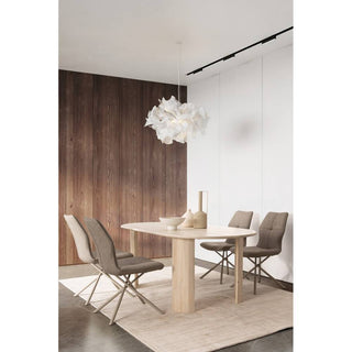 Andrea Bizzotto Tavolo Orlando Ovale 210 x 100 cm Naturale