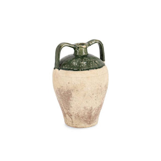 Andrea Bizzotto Anfora Rune Terracotta Verde H33 cm