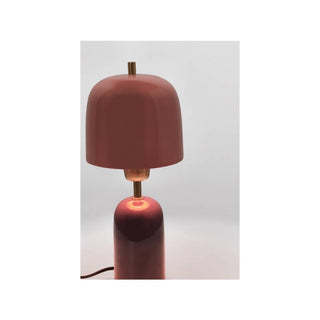 Andrea Bizzotto Lampada da Tavolo Silmu Arancio-Bordeaux H35 cm