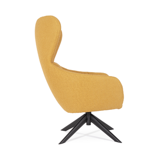 Andrea Bizzotto Hailey Swivel Chair Mustard