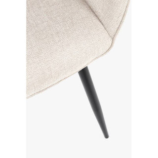 Andrea Bizzotto Sedia da interni Cora Nero-Beige