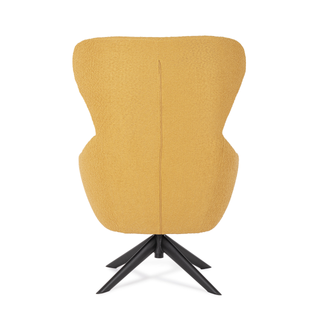 Andrea Bizzotto Hailey Swivel Chair Mustard