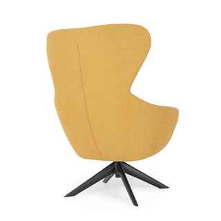 Andrea Bizzotto Hailey Swivel Chair Mustard