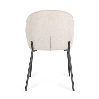 Andrea Bizzotto Wendy Schwarz-Beige Indoor-Stuhl