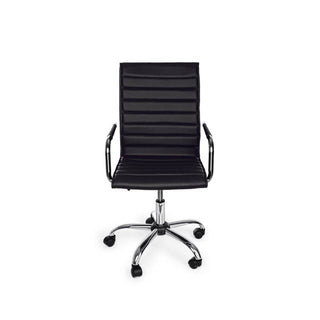 Andrea Bizzotto Poltrona da Ufficio Perth Nero con Braccioli