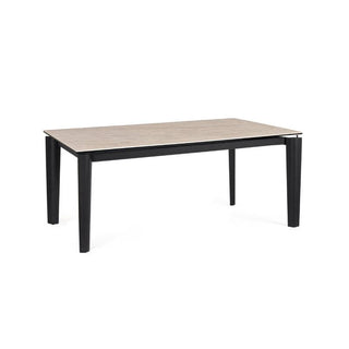 Andrea Bizzotto Asiri Ausziehbarer Tisch 180-250 x 100 cm Schwarz