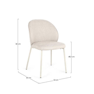 Andrea Bizzotto Sedia da Interni Wendy Beige