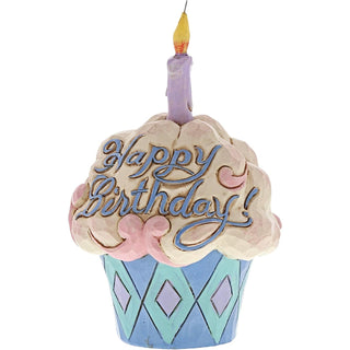 Enesco Statuetta Mini Cupcake di Compleanno Jim Shore