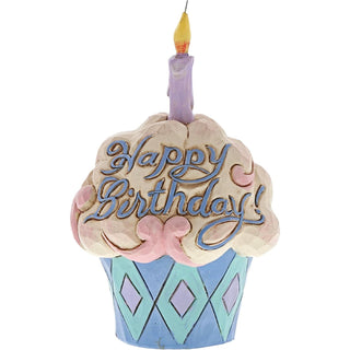 Enesco Statuetta Mini Cupcake di Compleanno Jim Shore