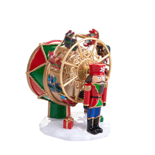 Bianchi Dino Decorazione Carillon Schiaccianoci 14 Cm