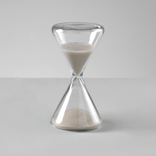 Mascagni Casa Clessidra 5 Minuti H10 cm in Vetro