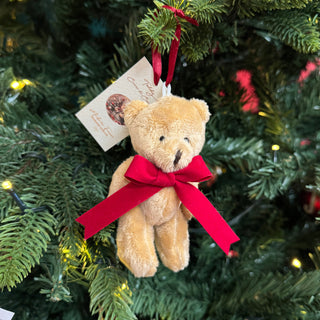 Madame Fioccò Teddybär Dekoration Haselnuss Herz H12 cm Rot