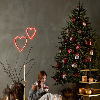 EDG Enzo de Gasperi Árbol de Navidad de pino de lujo 210 cm con 4000 mini leds D142