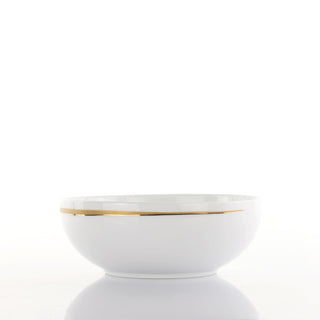 Weissestal Weihnachtssalatschüssel Vintage Gold Shiro D23 cm aus Porzellan