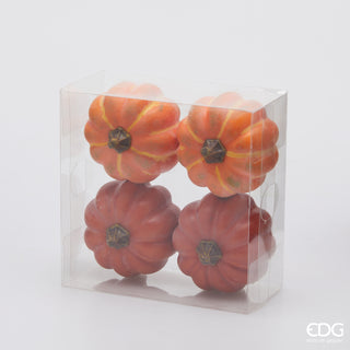 EDG Enzo De Gasperi Set of 4 Pumpkins H8 cm