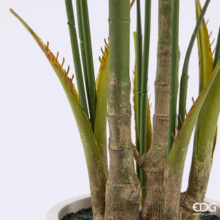 EDG Enzo De Gasperi Pianta Artificiale Palma Areca Vogue con Vaso H210 Cm