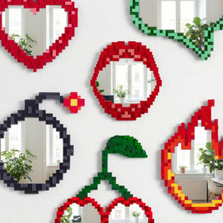 Seletti Specchio Pixel Mirror Mouth 46,6x50,5 cm