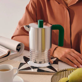Alessi Caffettiera Espresso Vite in Alluminio 3 Tazze