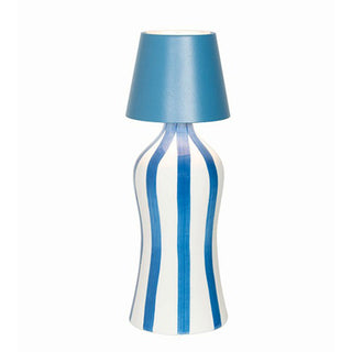 Zafferano Stopper lampada Poldina Blu Avio D11 cm