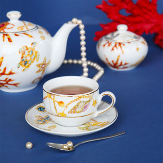 Baci Milano Portofino Porcelain Teapot