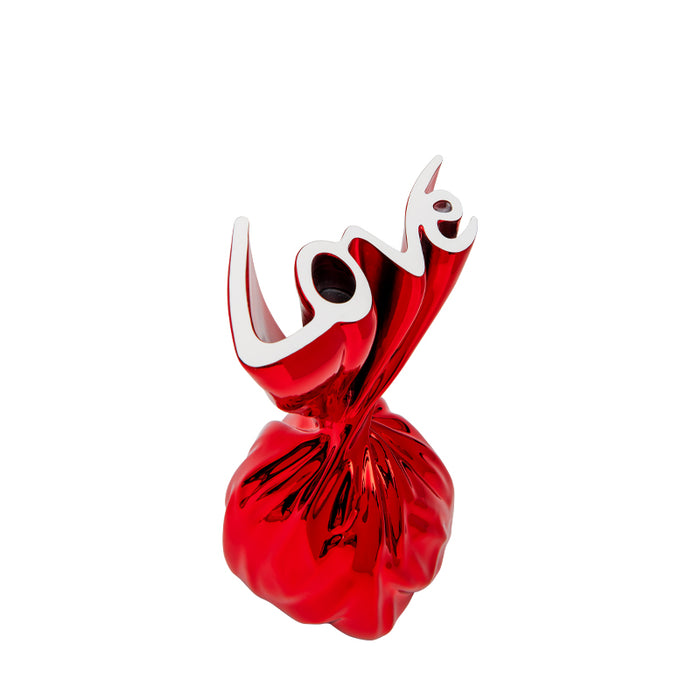 Sequenze Scultura Sweet Gift H25 cm Rosso